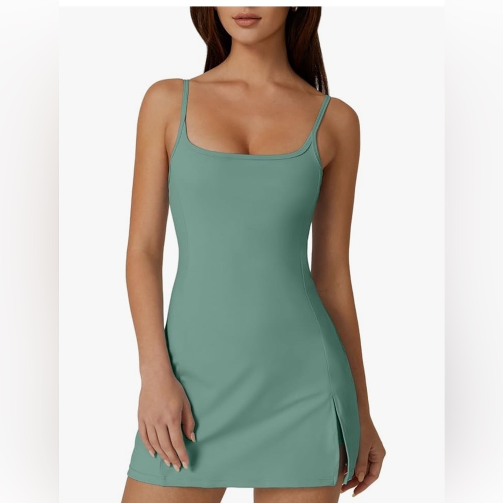 Teal workout tennis dress